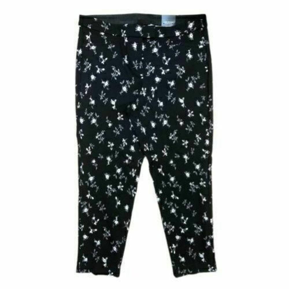 Lane Bryant Ankle No-Gap Elastic Waistband pants S